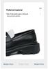 Men's Retro Casual Thick-Soled Leather Shoes with Height Increase