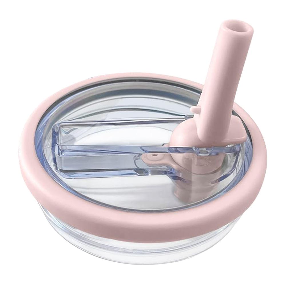 40 oz Replaceable Tumbler Flip Straw Lid for Stanley Cup,Reusable Tumbler Cover, Spill Proof Splash Resistant Tumbler Lids