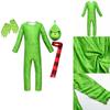 Eye-catching Grinch Cosplay Costume For Kids Perfect For Halloween Parties!