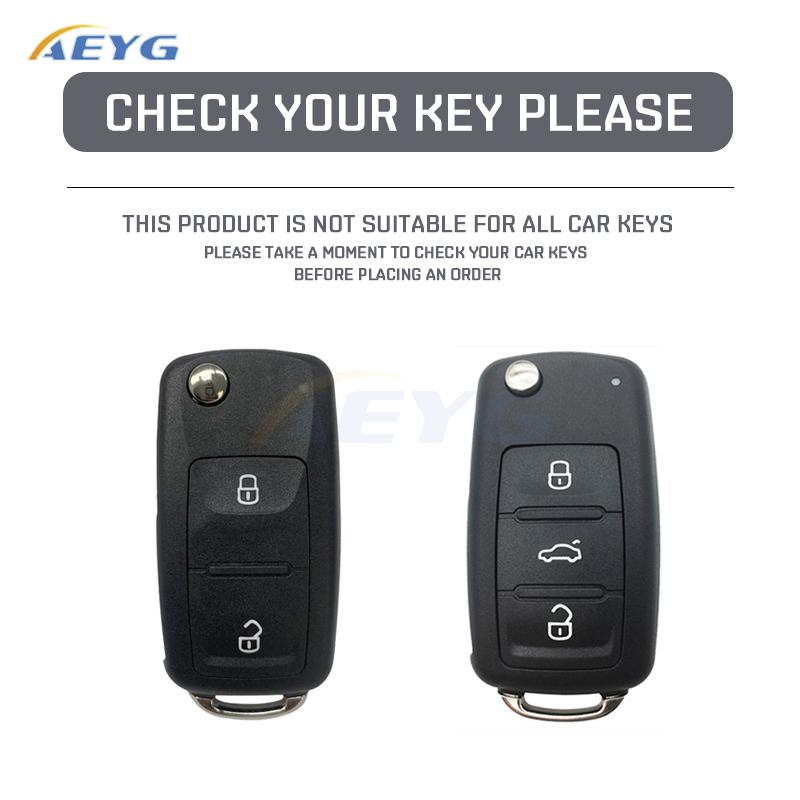 Tpu Key Cover Case Protection Shell Key Rope For 2 3 Buttons Vw Volkswagen Polo Golf Tiguan Lavida Passat Jetta Skoda Octavia