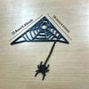 Creepy Spider Web Corner Decor Plastic Spider Prank Ornament Hanging Spider Ornament  Haunted House