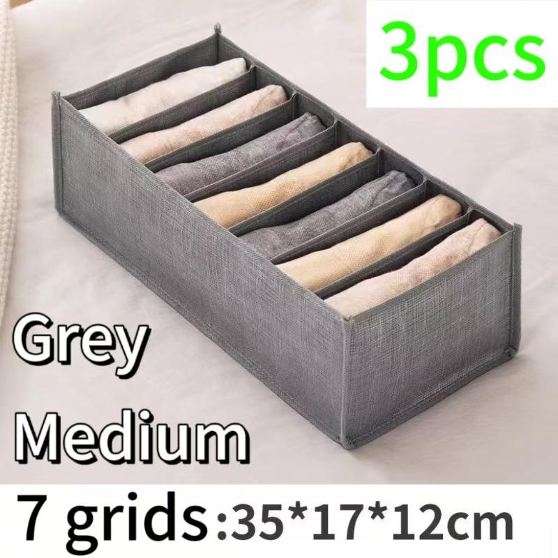 Pants Jeans Storage Box Drawers Organizer for Underwear Bra Socks Wardrobe Clothes Organizer Cabinet T-Shirt Organizers Storage