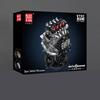Mould King 10088 535pcs Technical Electrically Driven V8 Engine Building Block Model Kit For Adults Creative Assembly Brick Toys