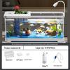 Acuario de Peces Betta de Alta Definición con Filtro y Oxigenador Integrados para Decoración de Sala de Estar