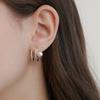 Cubic Pearl Earring