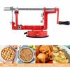 3-in-1 Stainless Steel Apple Peeler, Slicer, and Corer with Suction Cup (Vermilion)