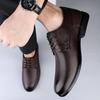 Summer Loafers Men's Business Leather Shoes Moccasin Shoes Breathable Men Casual Comfortable Shoes Men Men's Sneakers Dress Male