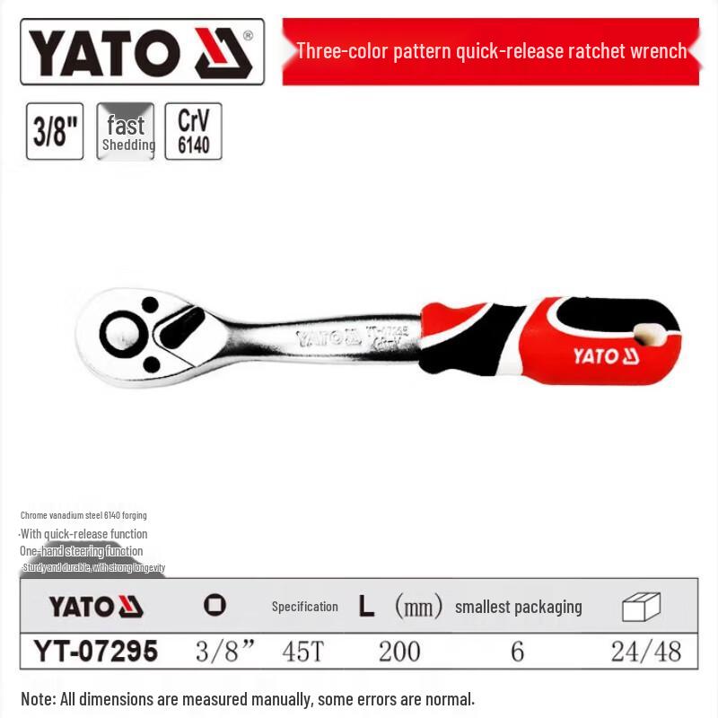 YATO 1/2-inch Drive Quick Release Ratchet Wrench