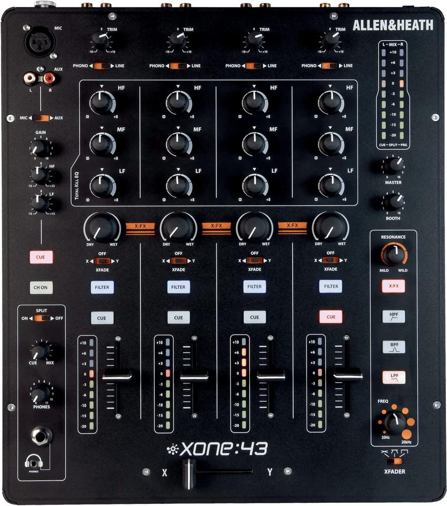 Allen Heath 43 Professional 4ch DJ Mixer & XONE