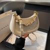 Chain underarm bag women's new fashion retro portable saddle bag high-end versatile shoulder messenger bag