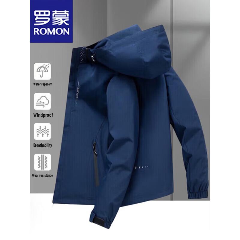 ROMON Men's 3-in-1 Detachable Outdoor Windbreaker Jacket