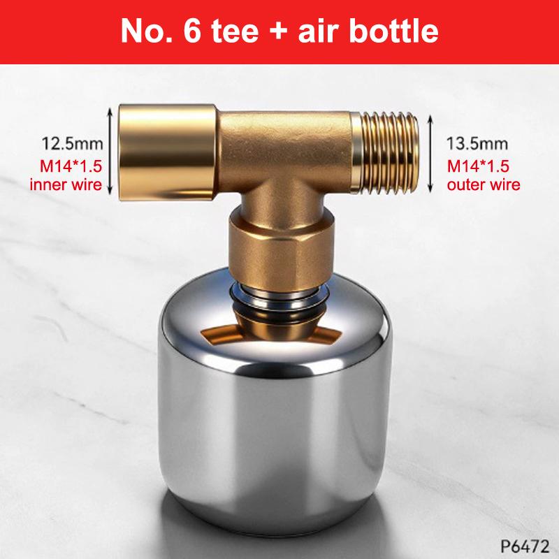 Cilindro Pressione Spruzzatore Rimovibile Completamente in Rame Spruzzatore Elettrico ad Alta Pressione Serbatoio Aria Resistente alla Corrosione Booster Pressione