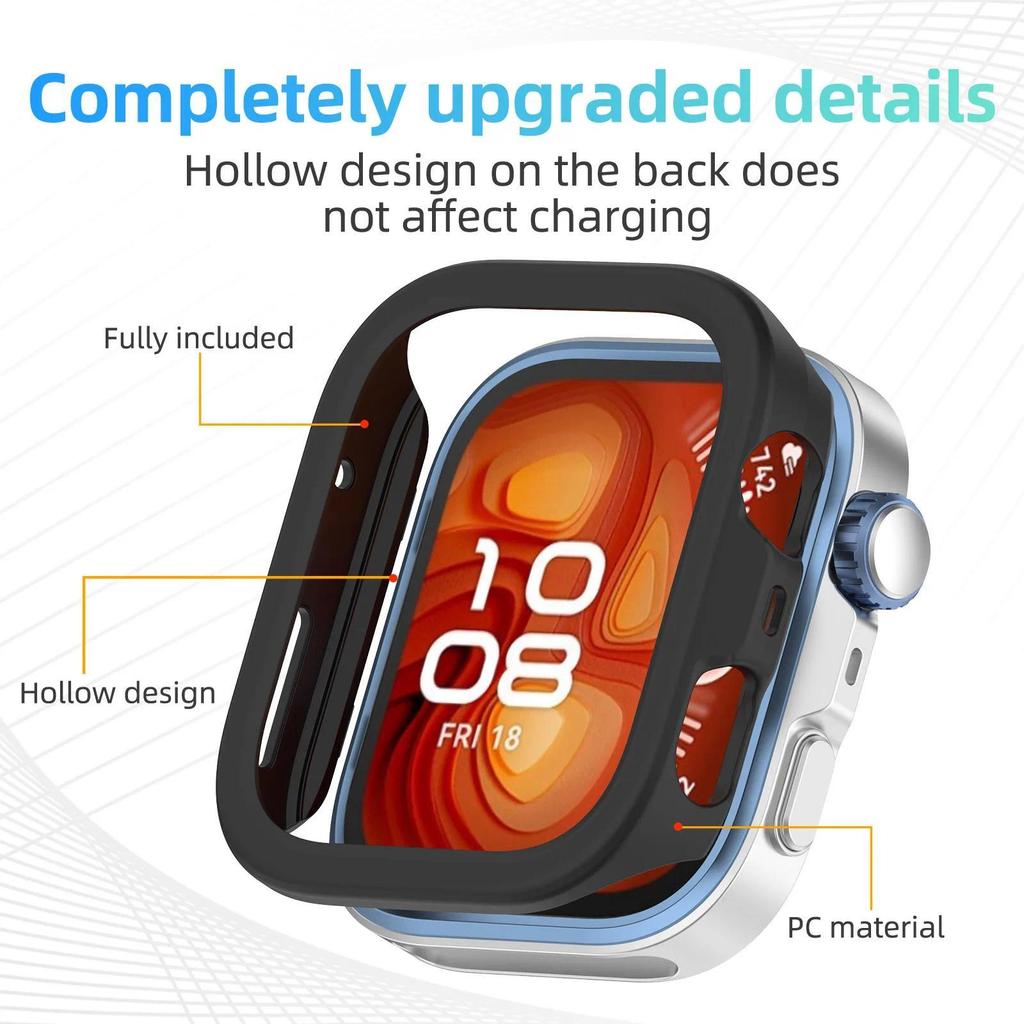PC Hard Case For Huawei Watch Fit 4 No Screen Cover Protective for Huawei Watch Fit 4 Pro Hollow Bumper Watch Accessories