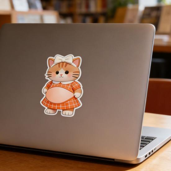 1 Paar Elastischer Bauchtier-Aufkleber Angst Stressabbau Cartoon Bär Hund Katze Aufkleber mit Dickem Bauch Bauchtier zum Kneten Kollisionsschutz-Aufkleber