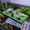 Artificial Bamboo Floating Bamboo Raft Ornament No Fading Bamboo Raft Figurine  Home Decoration