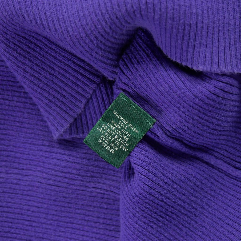 Women's Purple Turtleneck Sweater