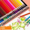 Colored Pencils 12/24 Oil-Based Drawing Pencils For Coloring Portrait Sketching Landscape Durable Soft Core