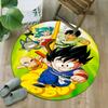 1pc Dragon Ball4 Print Round Carpet Chair Round Carpet Suitable for Bedroom Living Room Home Decorative Carpet
