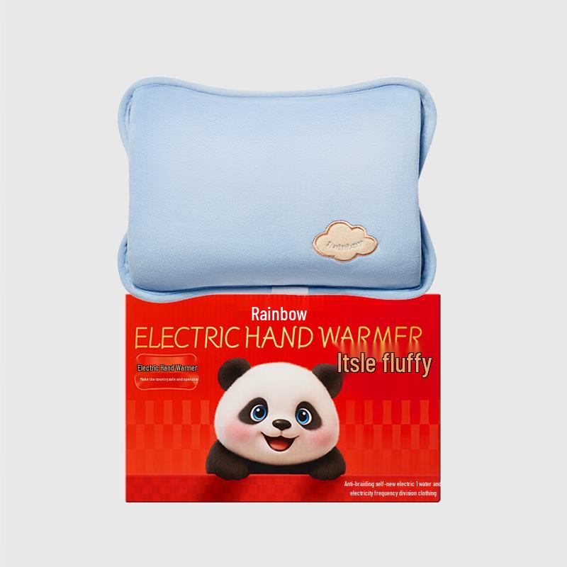 Rainbow Plush Electric Hand Warmer