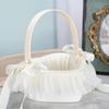 Wedding Baskets for Flower Girls Bridesmaid Anniversary Ceremony Candy Basket