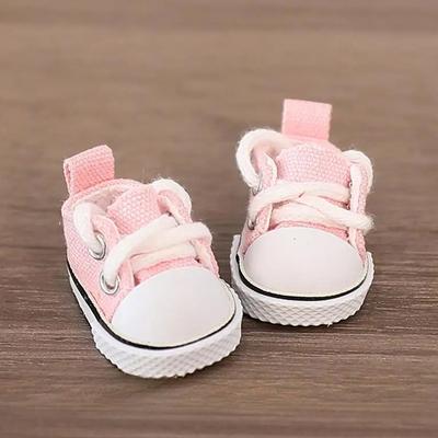 Schuhe für Labubu mit 15 cm & 17 cm Baumwollpuppen Schuhe Spielzeug Freizeitsportschuhe Puppenzubehör für Labubu-Outfits