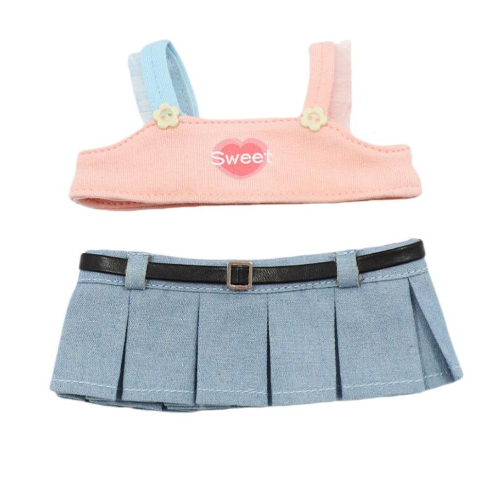 Colorful Hat 20cm Cotton Doll's Clothes Cotton Doll Lolita Outfit Dress  Cotton Doll Accessories