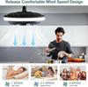 Modern E27 Ceiling Fans Light LED Remote Control Dimmable Quiet Ceiling Fan with Light for Home Kitchen Room