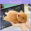 Cute Cartoon Prone And Seated Capybara Plush Toy Pendant For Kids And Backpack Decor