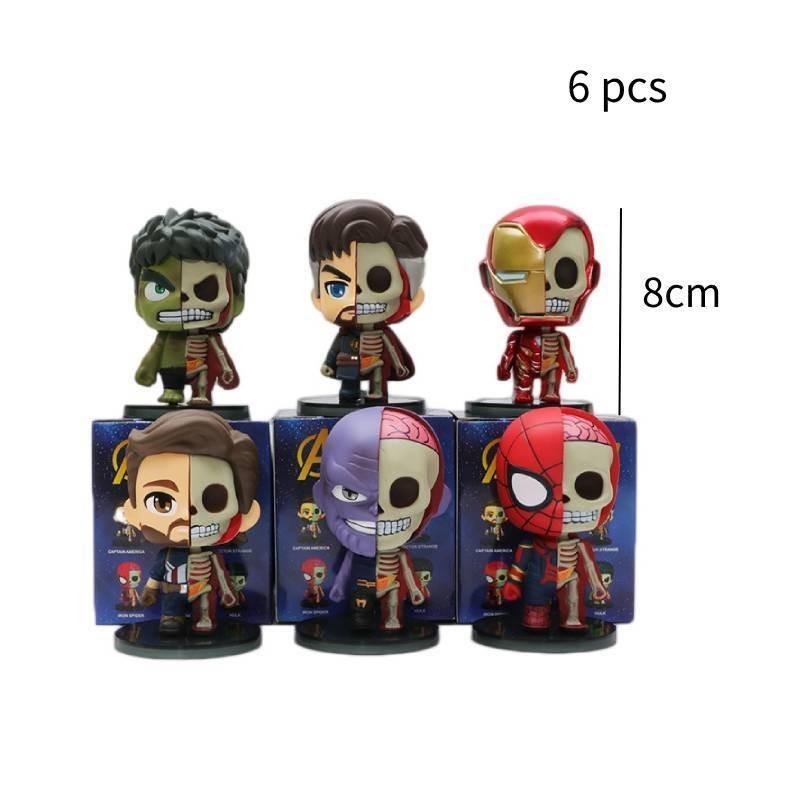 Marvel Avengers Anatomy Doll Toys Collection With Iconic Characters For Fans