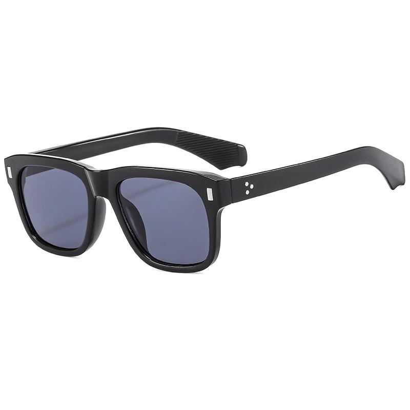 

2023 Fall Mens Square Sunglasses With Uv400 And Gray Lens For Summer Outings A