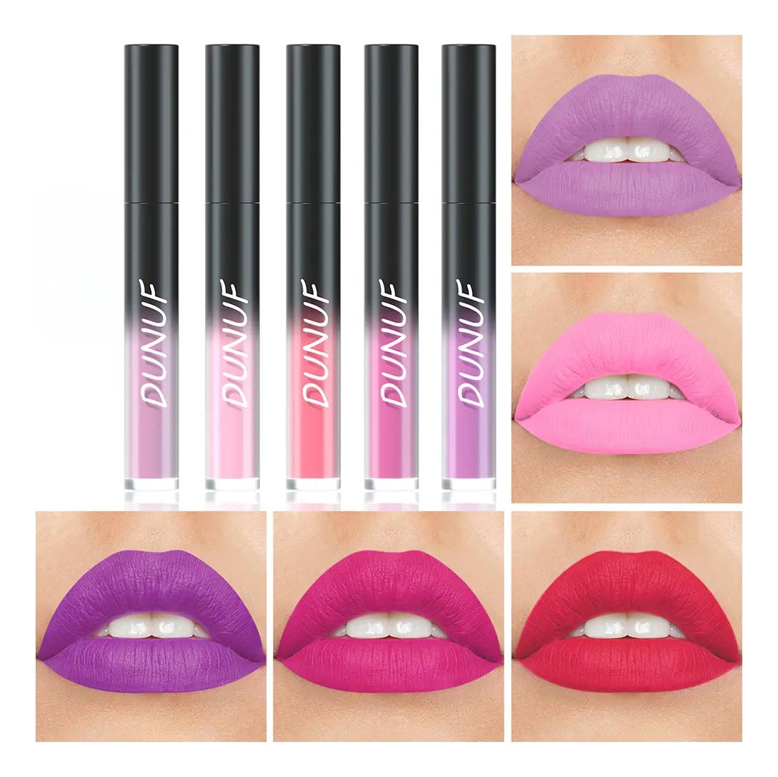 Dunuf Matte Lip Gloss Set 5 Pieces