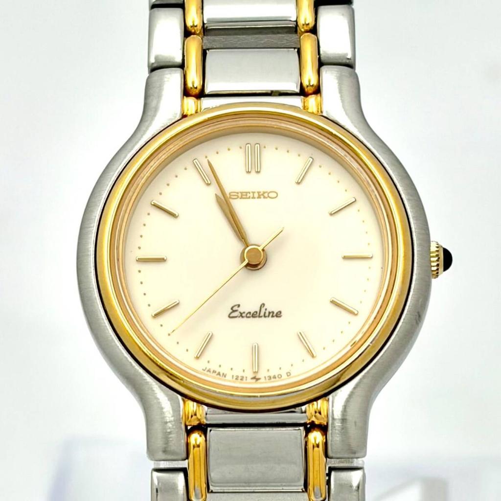 SEIKO Exceline Watch 060043 [New Battery] Ladies' 1221-0190