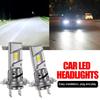 H1/H7 Car LED Headlight Bulbs CAN Bus Lights Mini Lamp And Play Bright Super Turbo Fan Plug Lamps 800000LM 6000K Automobile C8S3