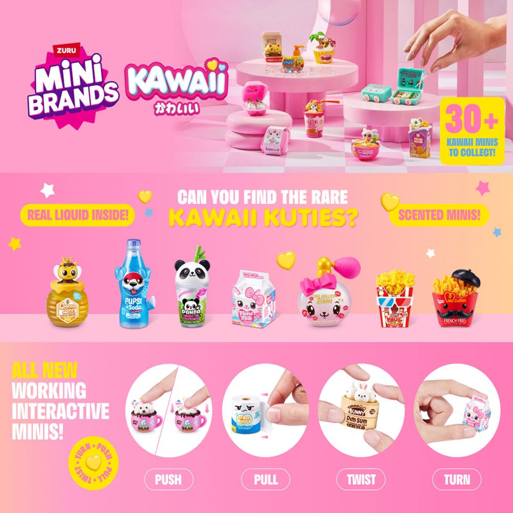 ZURU Mini Brands Mâncare Umple Frigiderul Seria 1 Plauset Brands Casulă de Casă Creând DIY O Bucătărie Mini MasterChef Seria de Mâncare