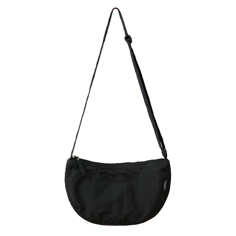 

Sobag Casual One Shoulder Waterproof Nylon Canvas Bag Black
