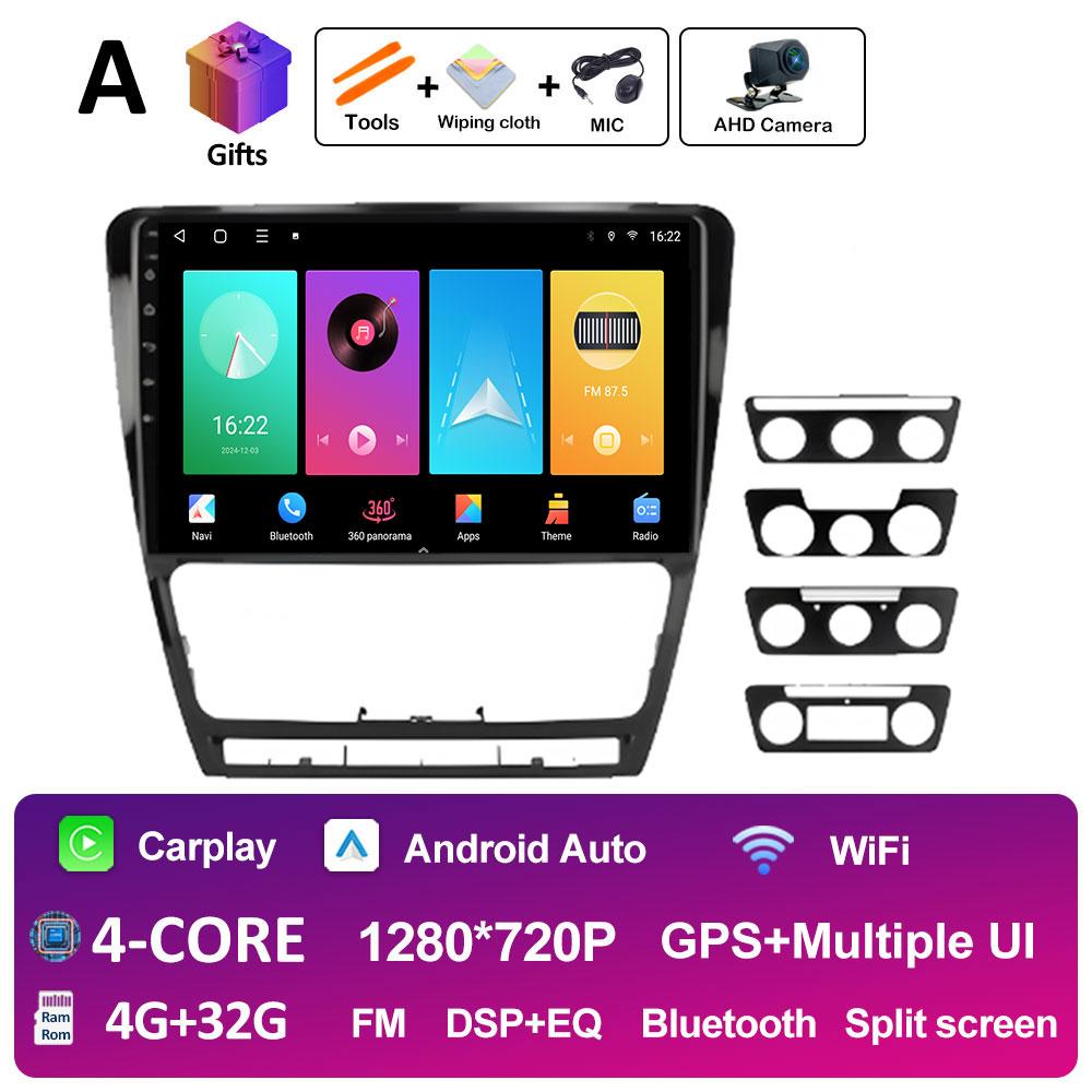 Intelligent System For Volkswagen Skoda Octavia 2 A5 2007 2008 2009 2010 2011 - 2014 Car Radio Player Android Auto Accessoires