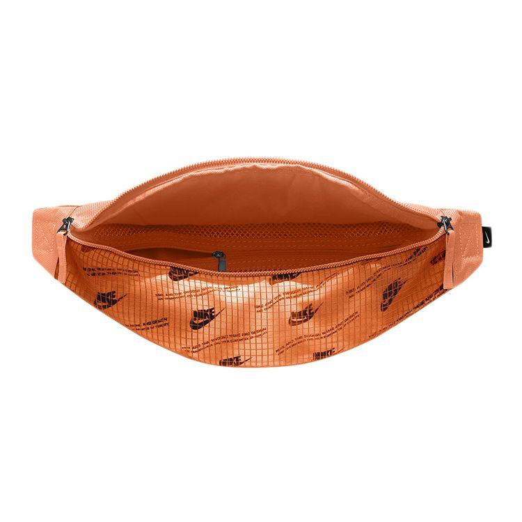 Nike Heritage Logo Sports Trend Zipper Waist Bag Unisex waist bag Orange CK7446-884