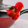 Kitchen Rooster Pot Clip Soft Elastic Silicone Rooster Kitchen Accessories Clip for Home