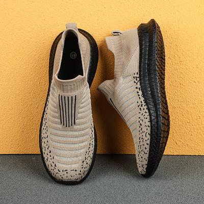 Men's Breathable Lightweight Large  Size Sports Shoes Fitness Running Shoes