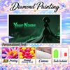 Personalized Gardevoir Diamond Art Custom Name 5D Diamond Painting Full Drill DIY Craft