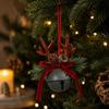 Antlers Christmas Tree Hanging Bells Vintage Rustic Style Holiday Hanging Decor  Shop Windows