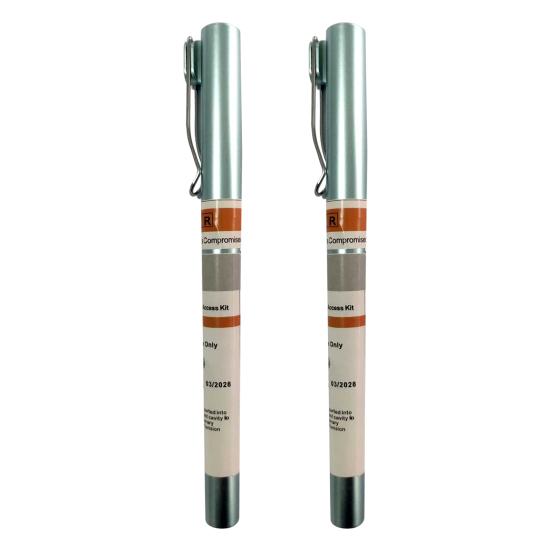1/2Pcs Outdoor Chest Decompression Needle Tension Pneumothorax Relief Portable Body Piercing Needle Emergency First Aid Equipment