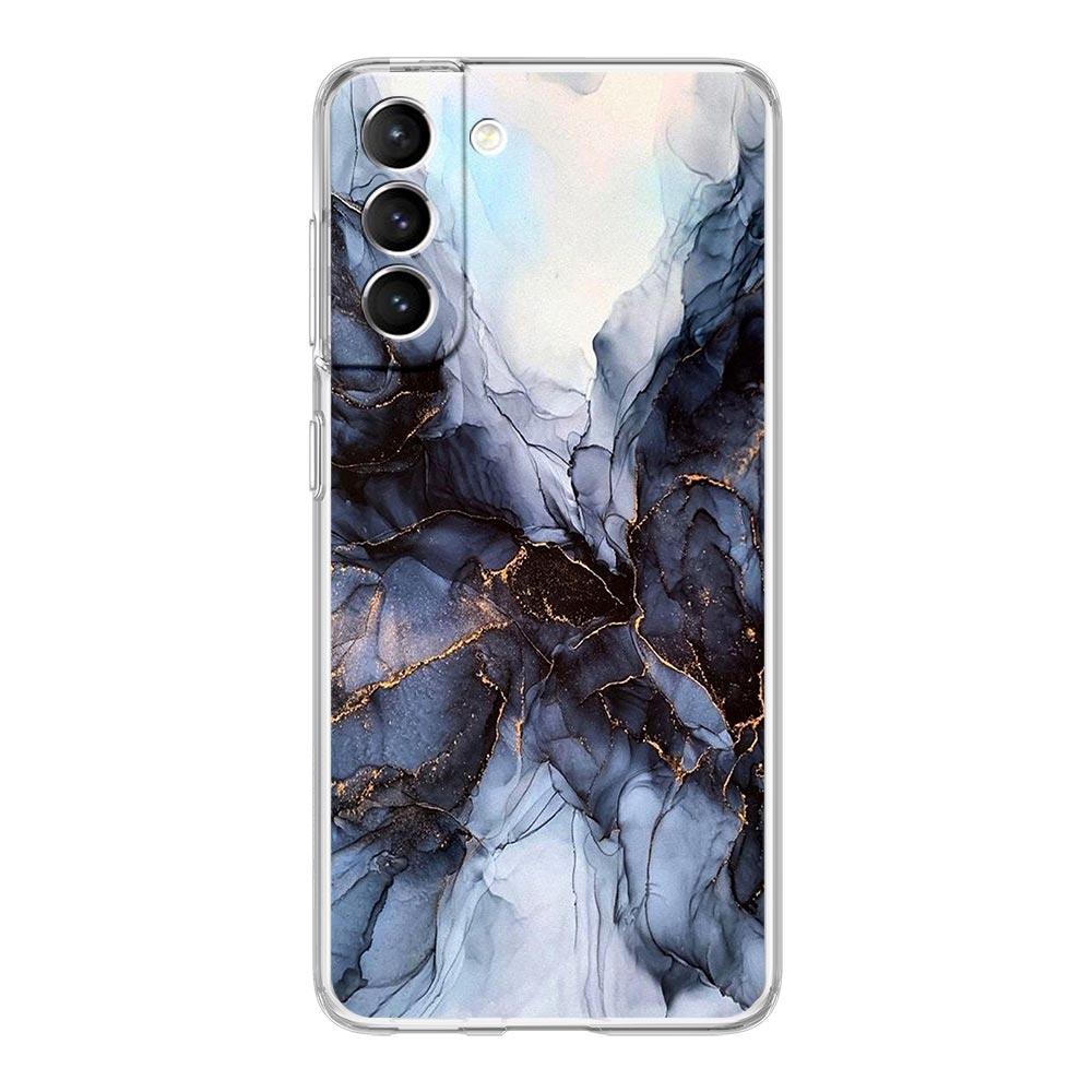 Marble Art Fashion Phone Case For Samsung Galaxy S21 Plus S20 FE S22 Ultra 5G S10E S10 S9 S8 Note 20 10 Lite Clear Cover Shell