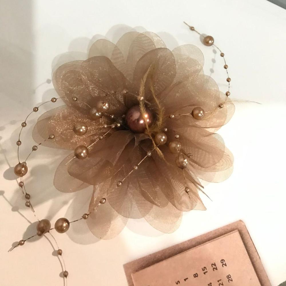 Spinka do włosów Tassel Grasping Spinka do włosów z cekinami Modne kwiatowe spinki do włosów dla kobiet