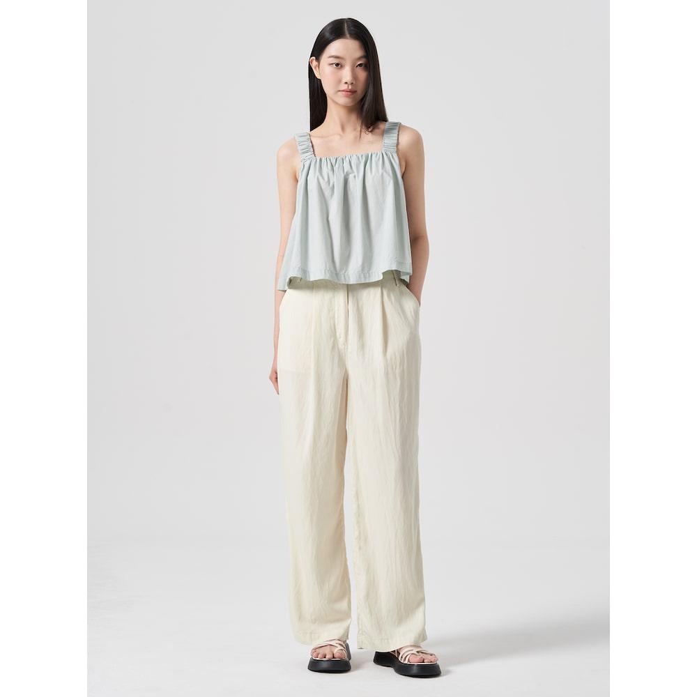 8SECONDS Wide Rayon Pants Ivory (324621Ly20)