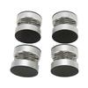 4Pcs Spring Speaker Spikes Isolation Stand Aluminum Alloy Spring Speaker Shock Absorber Feet for