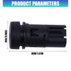 Cargo Access Trunk Release Button for 2010-2015 Model Years, Rear Button Part 22734487 with Black Round Icon Cap for Repair Use Part