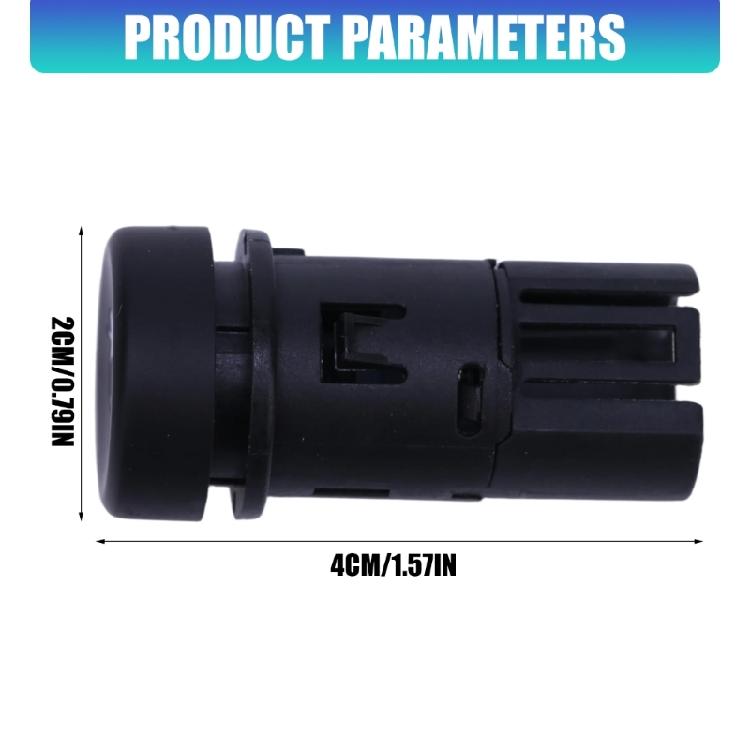 Cargo Access Trunk Release Button for 2010-2015 Model Years, Rear Button Part 22734487 with Black Round Icon Cap for Repair Use Part