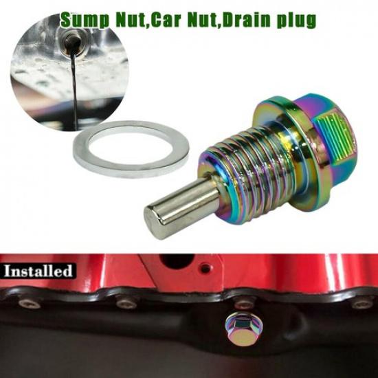 M14×1.5 Magnetic Car Engine Oil Drain Plug Screws Nut Bolt Sump Nut Accessories