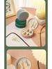 Velvet Round Portable Jewelry Storage Box for Earrings, Necklaces, Rings, and Ornaments